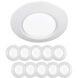 I Can't Believe It's Not Recessed LED 7.5 inch White Flush Mount Ceiling Light in 10, WAC Limited