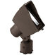 Adjustable Wall Wash Bronze Low Voltage Wall Wash in 2700K Warm LED, WAC Landscape