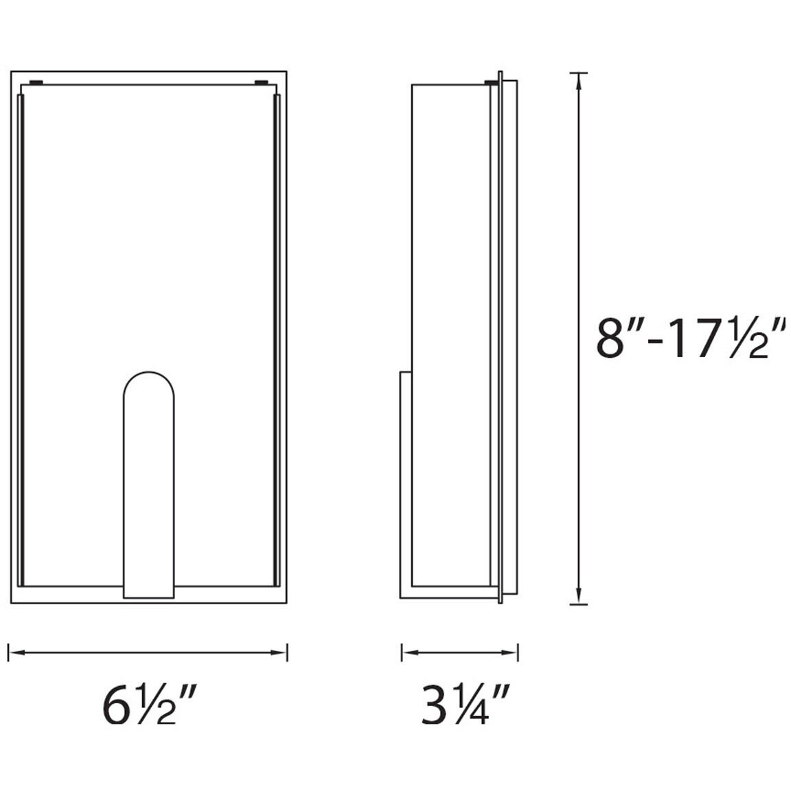 Stella LED 3.25 inch Brushed Nickel ADA Wall Sconce Wall Light, dweLED