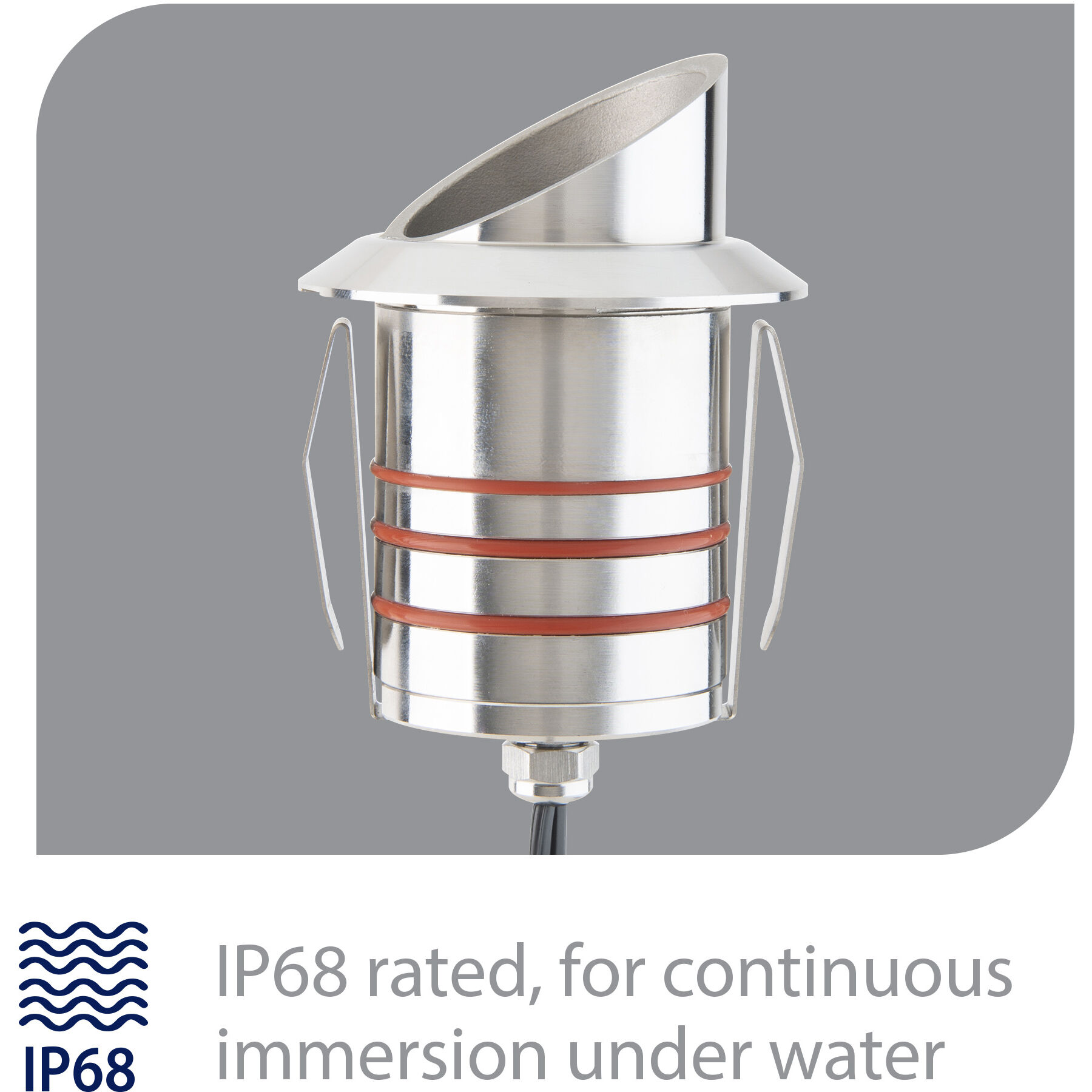 Tyler 12 4.1 watt Stainless Steel Path Lighting in 3000K, WAC Landscape