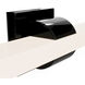 Flatte LED 34 inch Black Chrome Bath Vanity & Wall Light in Black/Chrome, dweLED