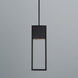 Archetype LED 4 inch Black Outdoor Pendant, dweLED