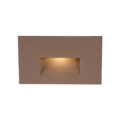 LEDme Step and Wall Lights 277 3.9 watt Bronze On Aluminum Step Light in White, LED, 18.62 inch