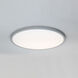 Geos LED 22.13 inch Titanium Flush Mount Ceiling Light in 3000K, dweLED