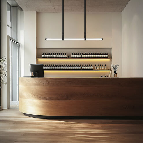 Balance Beam Linear Pendant Ceiling Light in 3000K, dweLED