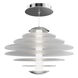 Loopey LED 14 inch Chrome Mini-Pendant Ceiling Light, dweLED