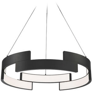 Trap LED 38 inch Chrome Pendant Ceiling Light, dweLED