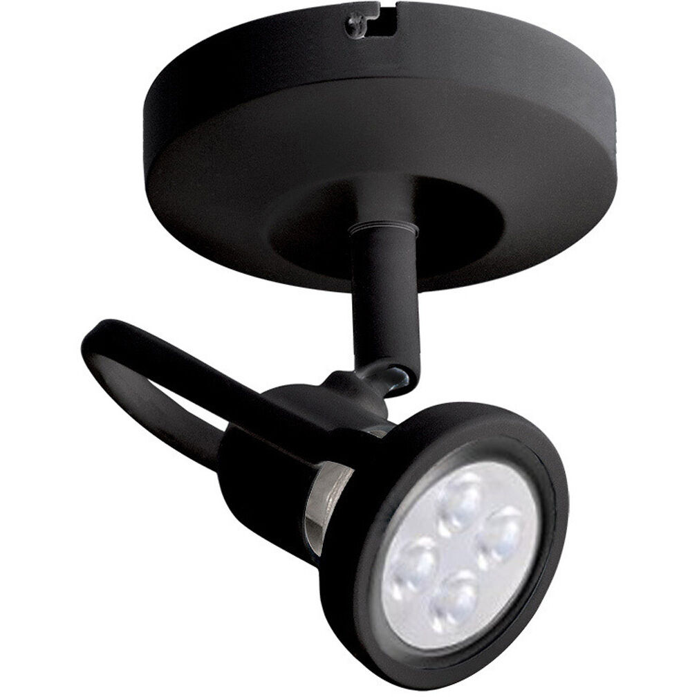 WAC Lighting ME-826LED-BK Dune LED 4.5 inch Black Flush WAC Lighting ME-826LED-BK Dune LED 4.5 inch Black Flush