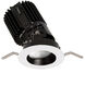 Volta LED B/Wt Recessed Lighting in Narrow, 85, 2700K, Black/White, Round