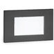 Tyler 12 2 watt Black Step and Wall Lighting in Amber, WAC Landscape