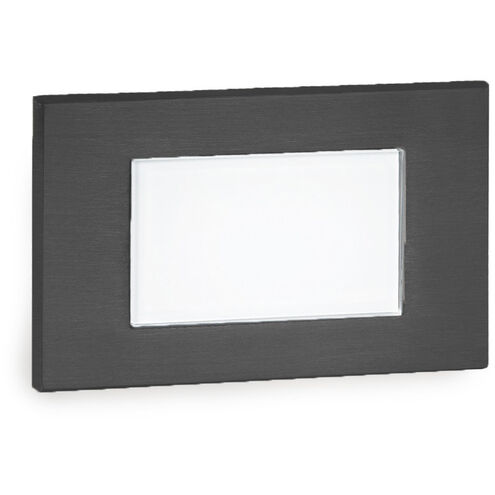 Tyler 12 2 watt Black Step and Wall Lighting in Amber, WAC Landscape