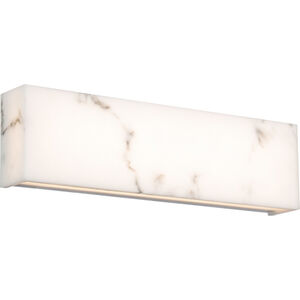 Museo LED 18 inch White Bath Vanity & Wall Light, dweLED