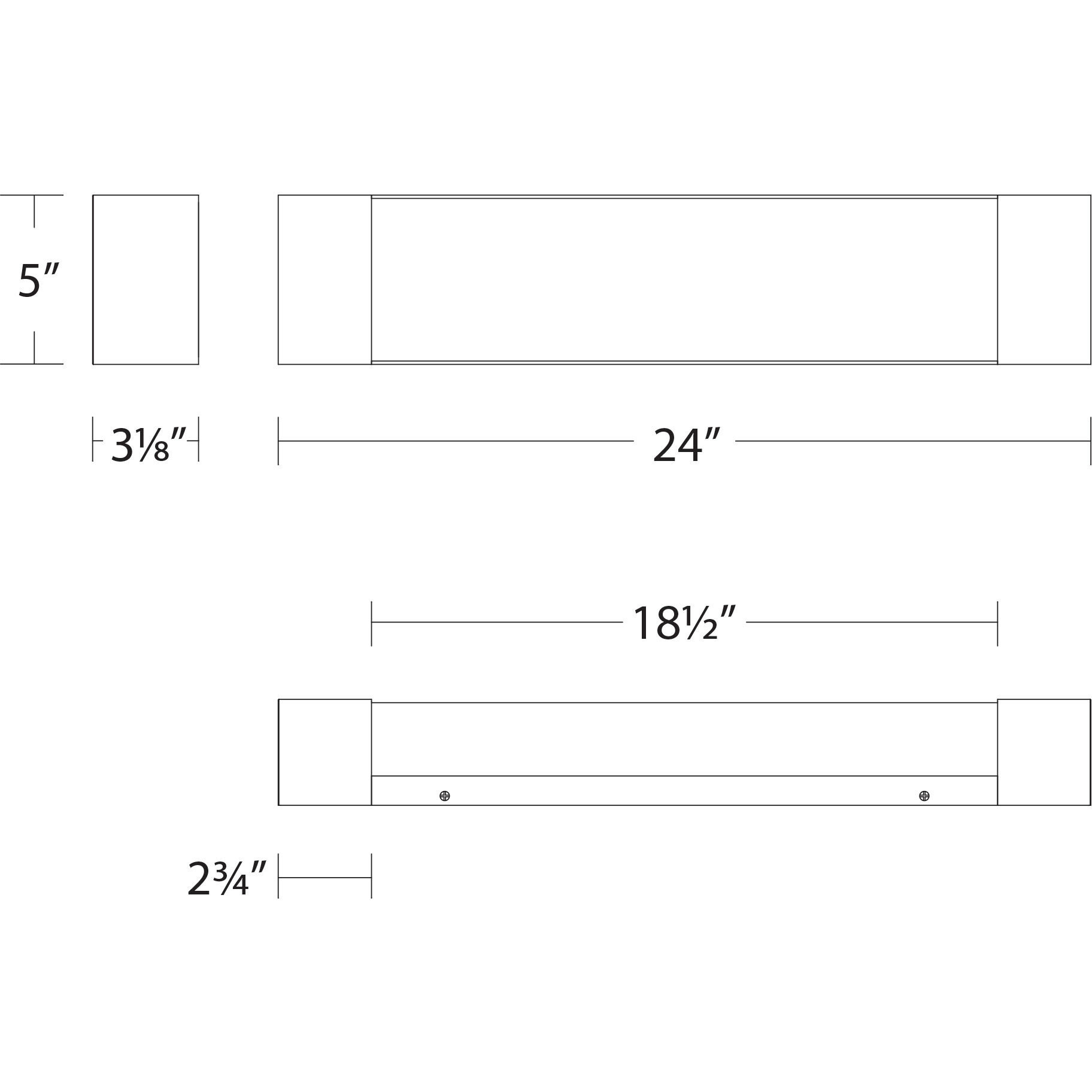 Darcy LED 24 inch Brushed Nickel Bath Vanity & Wall Light, dweLED