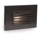 LEDme Step and Wall Lights 277 3 watt Bronze On Aluminum Step Light in Amber