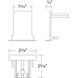 Ventrix White Track Component Ceiling Light