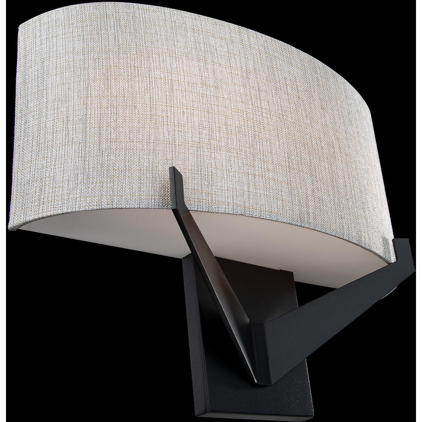 Fitzgerald Wall Sconce Wall Light in 3000K, Black, dweLED