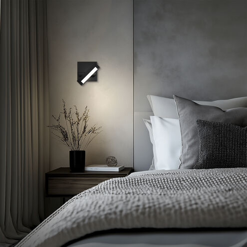 Mantel Reading Light Wall Light in Aged Brass, dweLED