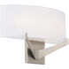 Fitzgerald Wall Sconce Wall Light in 3000K, Brushed Nickel, dweLED