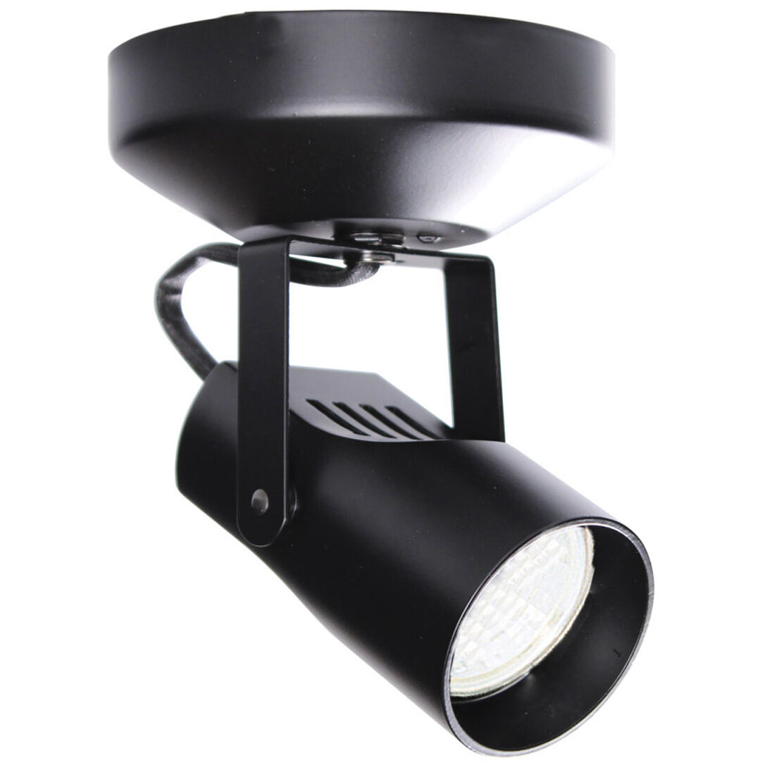 Spot 007 Black 50.00 watt LED Spot Light, WAC Limited