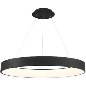 Corso LED 42.5 inch Black Pendant Ceiling Light, dweLED