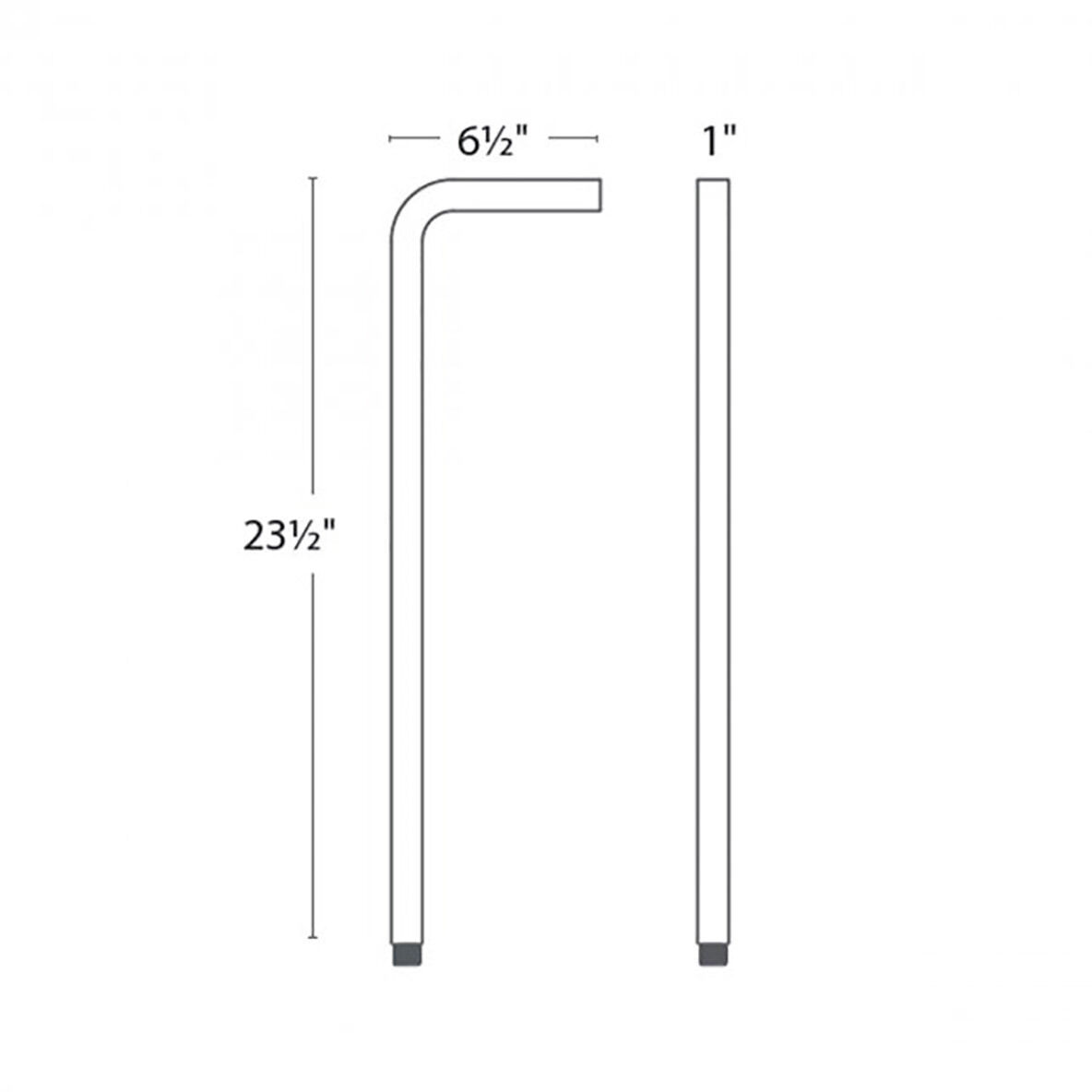 Balance 12 6.5 watt Black Path Lighting in 2700K, Path and Area Light, WAC Landscape