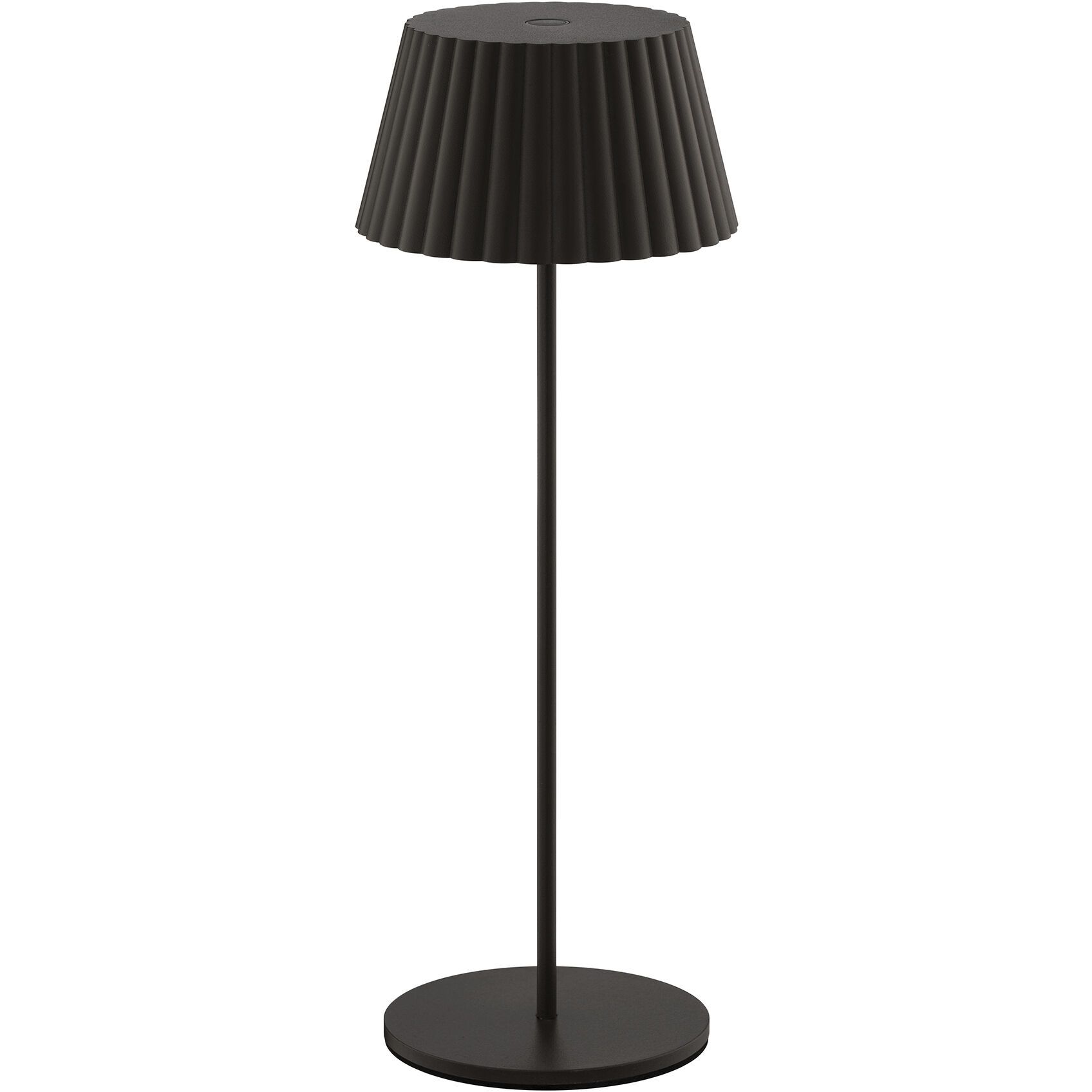 Pleat 14.75 inch 2.00 watt Black Rechargeable Table Lamp Portable Light, WAC Limited
