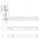 H Track 120 White Track Component Ceiling Light