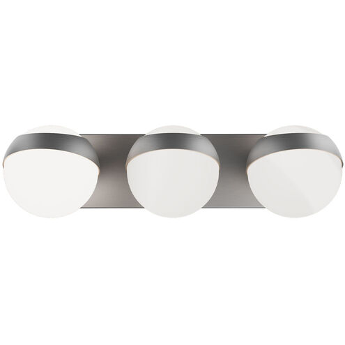 Tripoli LED 20 inch Brushed Nickel Bath Vanity & Wall Light in 3500K, dweLED