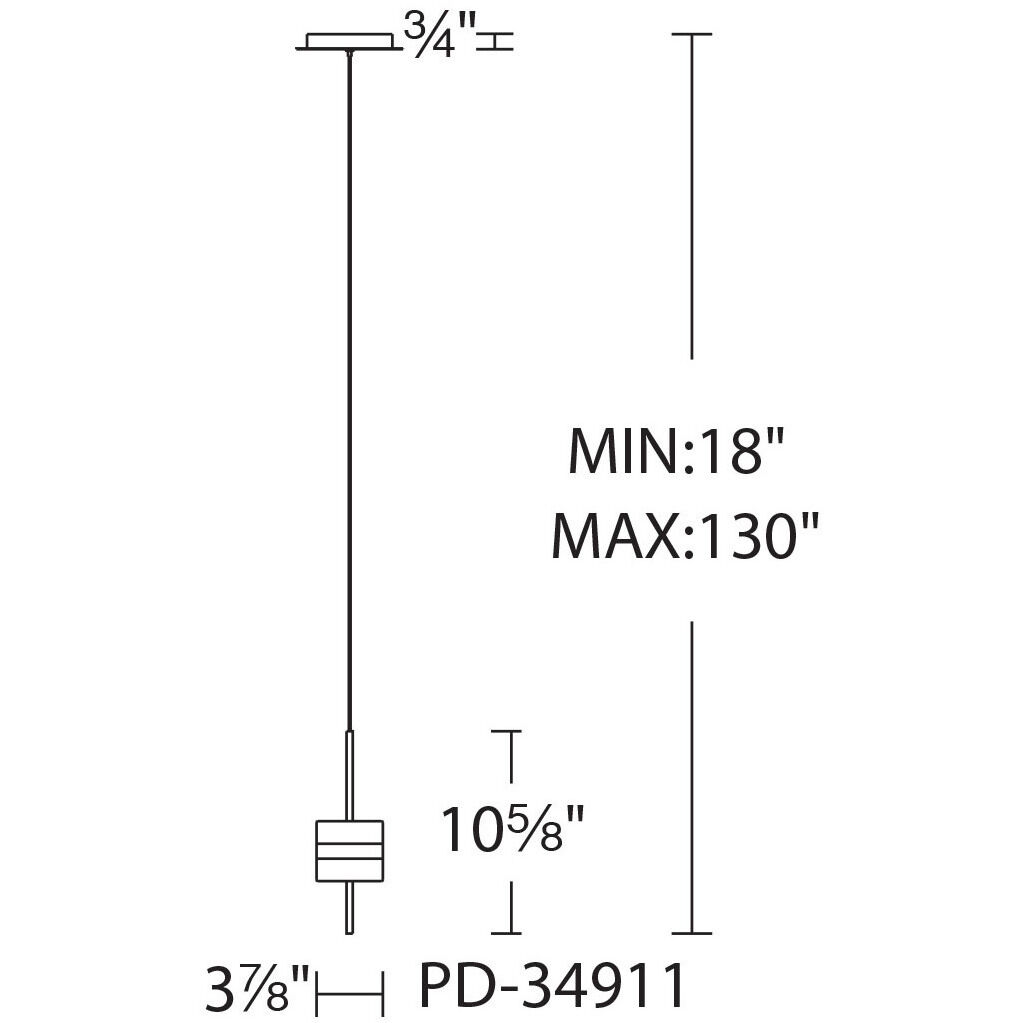 Smore LED 3.88 inch Chrome Mini Pendant Ceiling Light, dweLED