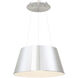 Vida LED 18 inch Brushed Aluminum Pendant Ceiling Light, dweLED
