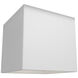 Downtown LED 3.5 inch White Outdoor Flush Mount in 3000K, dweLED