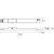 Ventrix 48 Black Track Component Ceiling Light