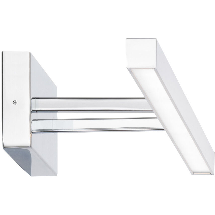 Parallax LED 24 inch Chrome Bath Vanity & Wall Light in 3500K, dweLED