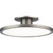 Twist-N-Lite LED 11 inch Brushed Nickel Semi-Flush Mount Ceiling Light, WAC Limited