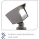 Tyler Bronze 18 watt LED Spot and Flood Lighting in 2700K, WAC Landscape