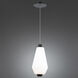 Amelia 1 Light 7 inch Black Mini Pendant Ceiling Light, dweLED