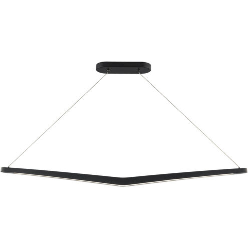 Viggo 1 Light 2.05 inch Black Multi-Light Pendant Ceiling Light, dweLED