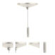 Pendant Stem Kit White Track Accessory Ceiling Light