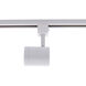 Charge 1 Light 120 White Track Head Ceiling Light in 6, H Track Fixture