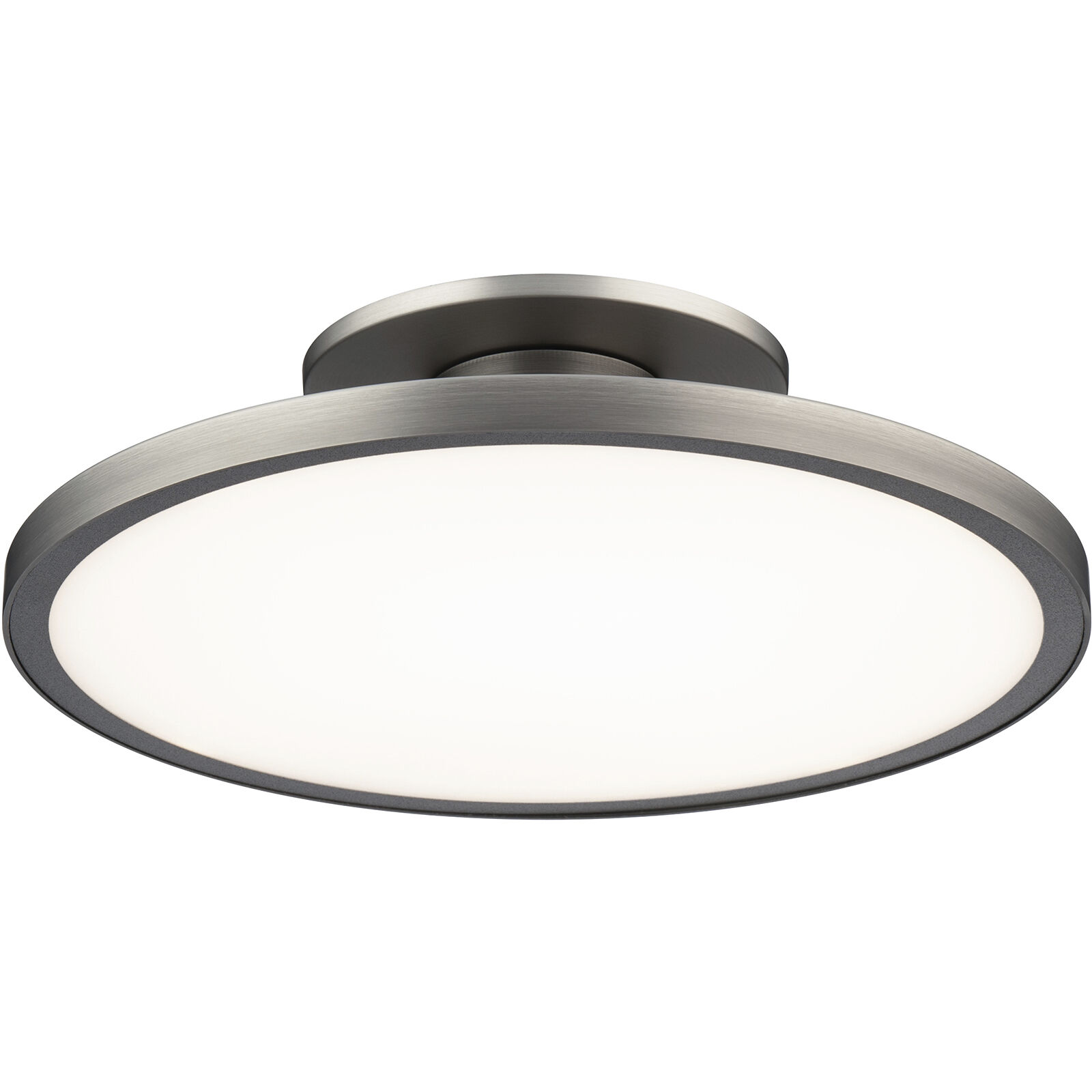 Twist-N-Lite LED 11 inch Brushed Nickel Semi-Flush Mount Ceiling Light, WAC Limited