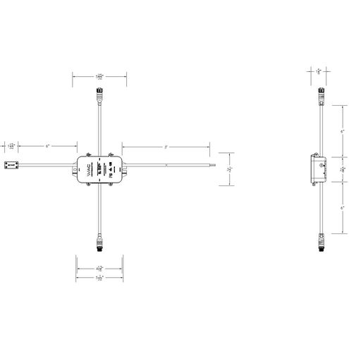 Functional LED 1.5 inch Landscape Lighting Outdoor LED Strip Lighting