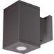 Cube Arch LED 4.5 inch Graphite Sconce Wall Light in Flood, 85, 2700K, Away From Wall