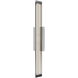 Boulevard LED 24 inch Brushed Nickel Bath Vanity & Wall Light in 3000K, dweLED