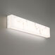 Museo LED 28 inch White Bath Vanity & Wall Light, dweLED