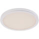 Geos LED 10.25 inch White Flush Mount Ceiling Light in 3000K, dweLED