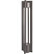 Chamber 120 12.5 watt Bronze Bollard Light in 3000K Warm White LED, WAC Landscape