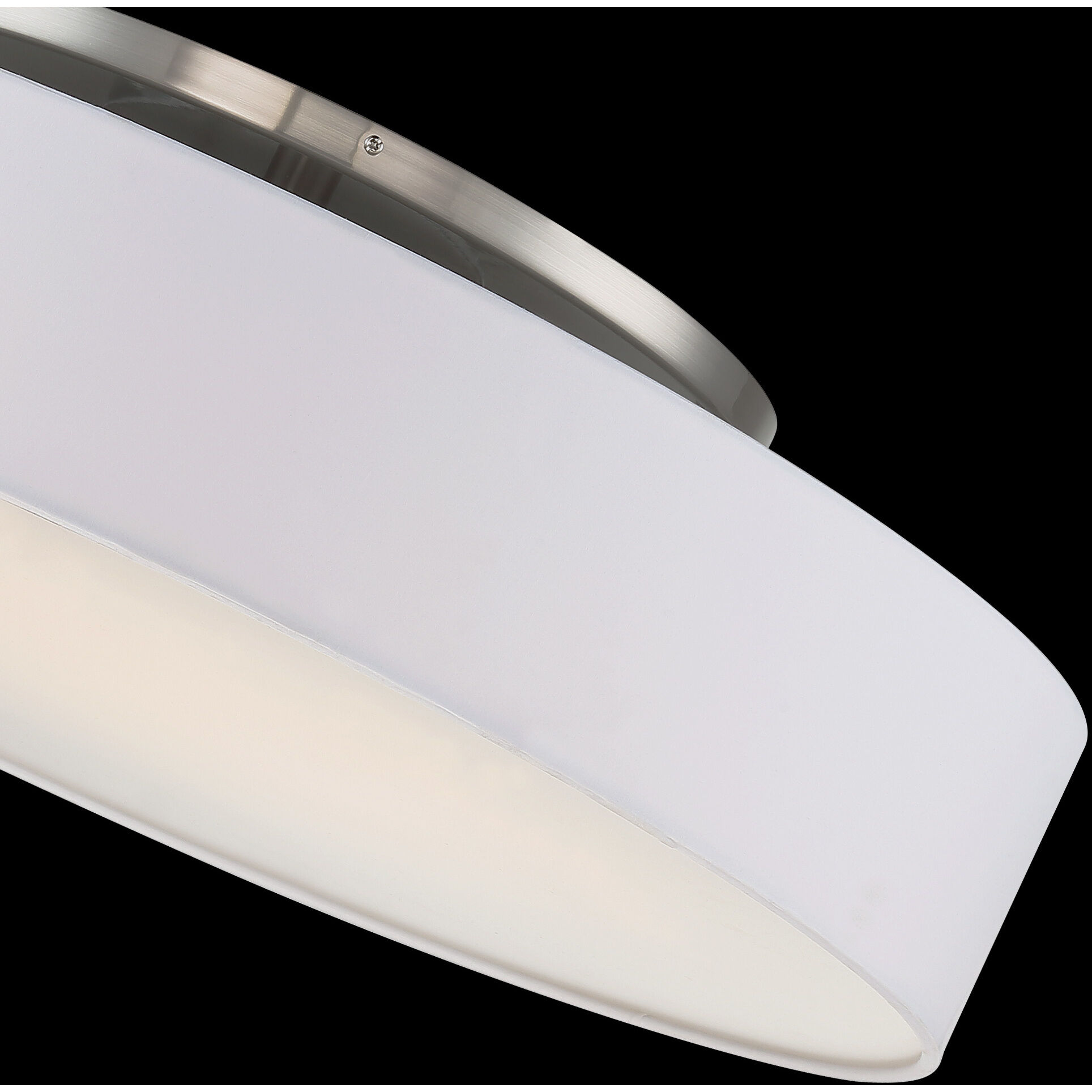Manhattan LED 26 inch Brushed Nickel Semi-Flush Mount Ceiling Light, dweLED
