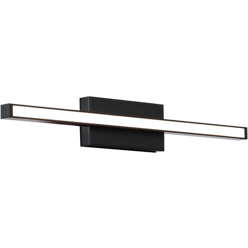 Parallax LED 18 inch Black Bath Vanity & Wall Light, dweLED
