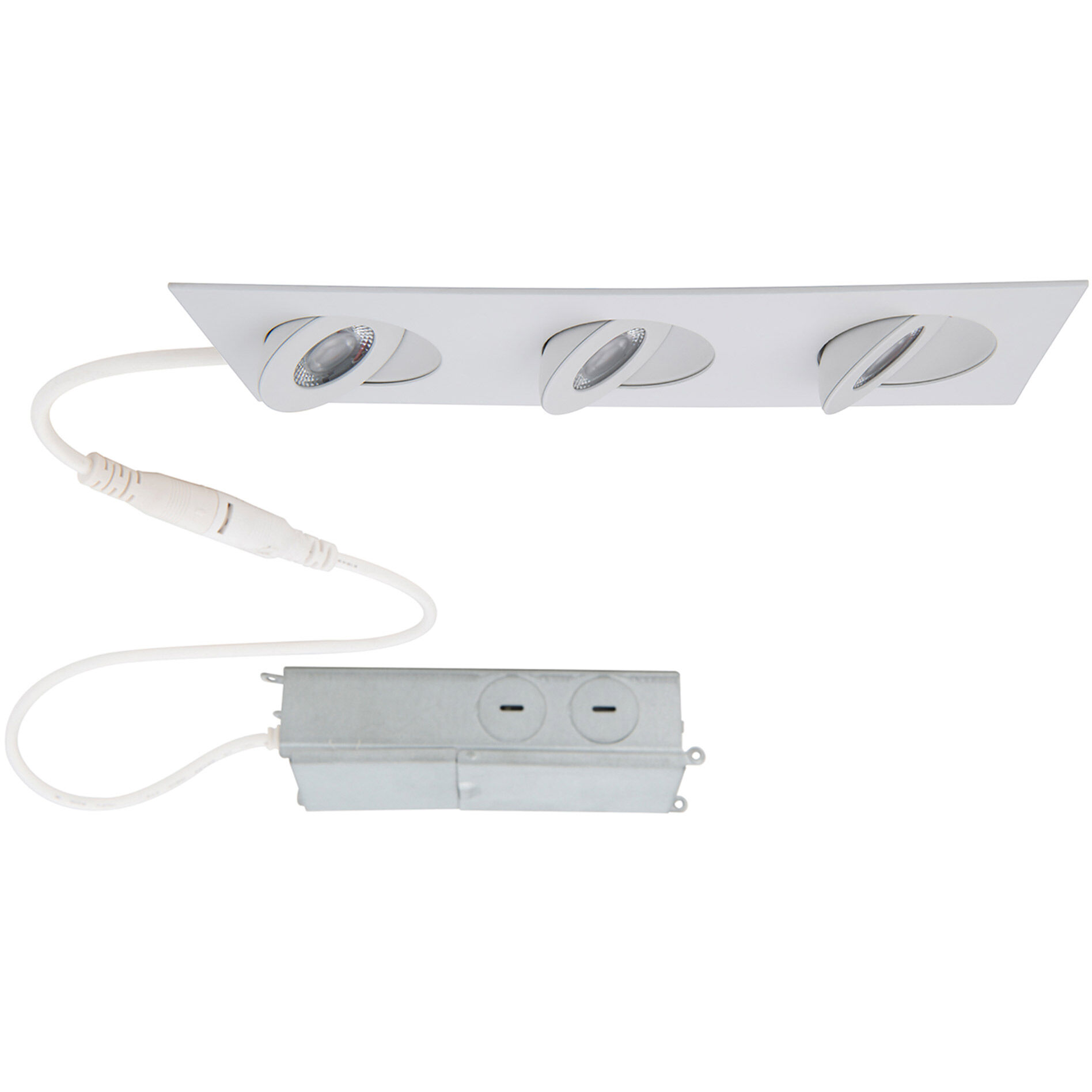 Lotos LED White Complete Kit Recessed Lighting