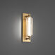 Portos LED 6.38 inch Aged Brass Wall Sconce Wall Light, dweLED